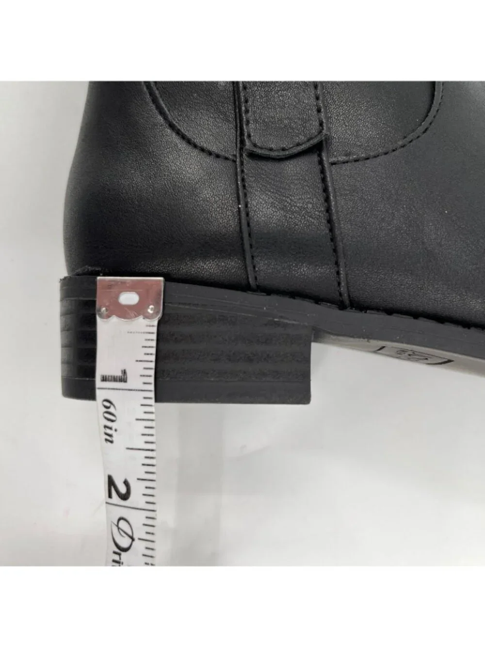 Jones New York Leodenn Knee High Boots Black Cognac Size 6M Synthetic Zip Buckle